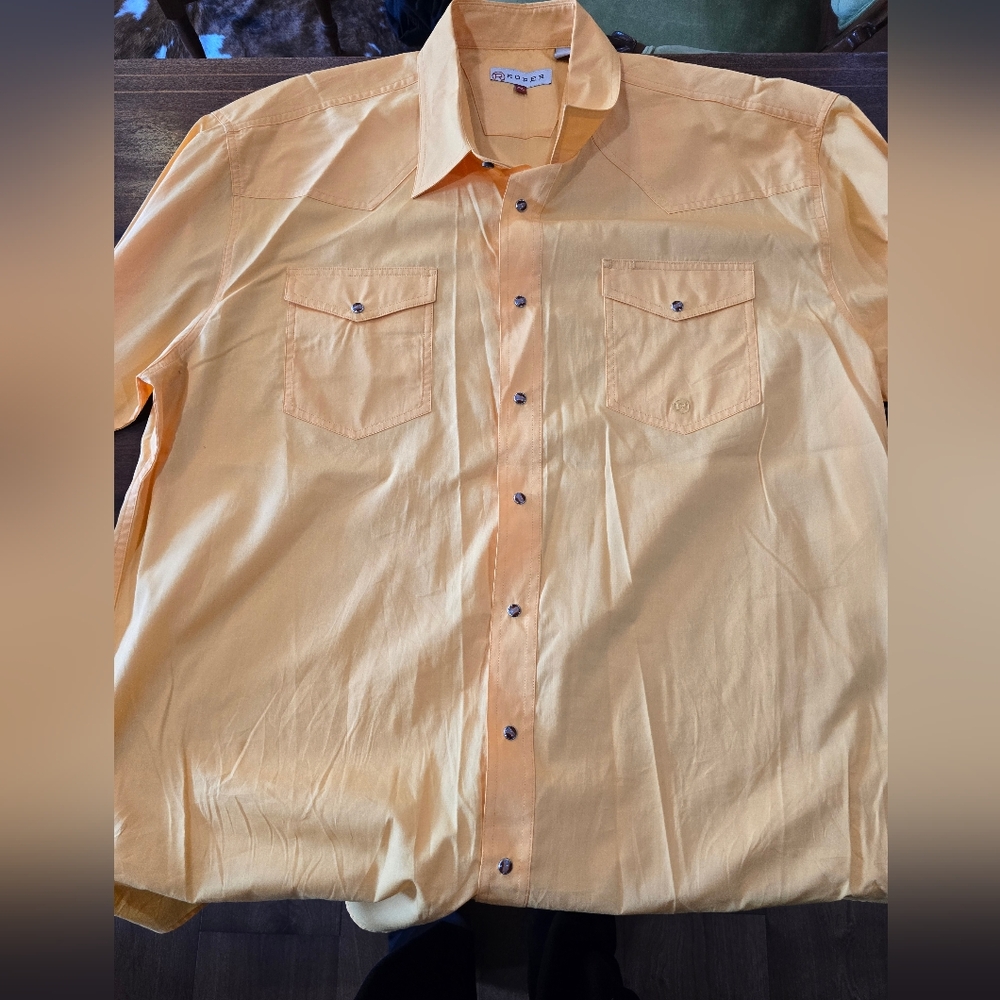NWOT Men's Roper Snap Long Sleeve Shirt XXL